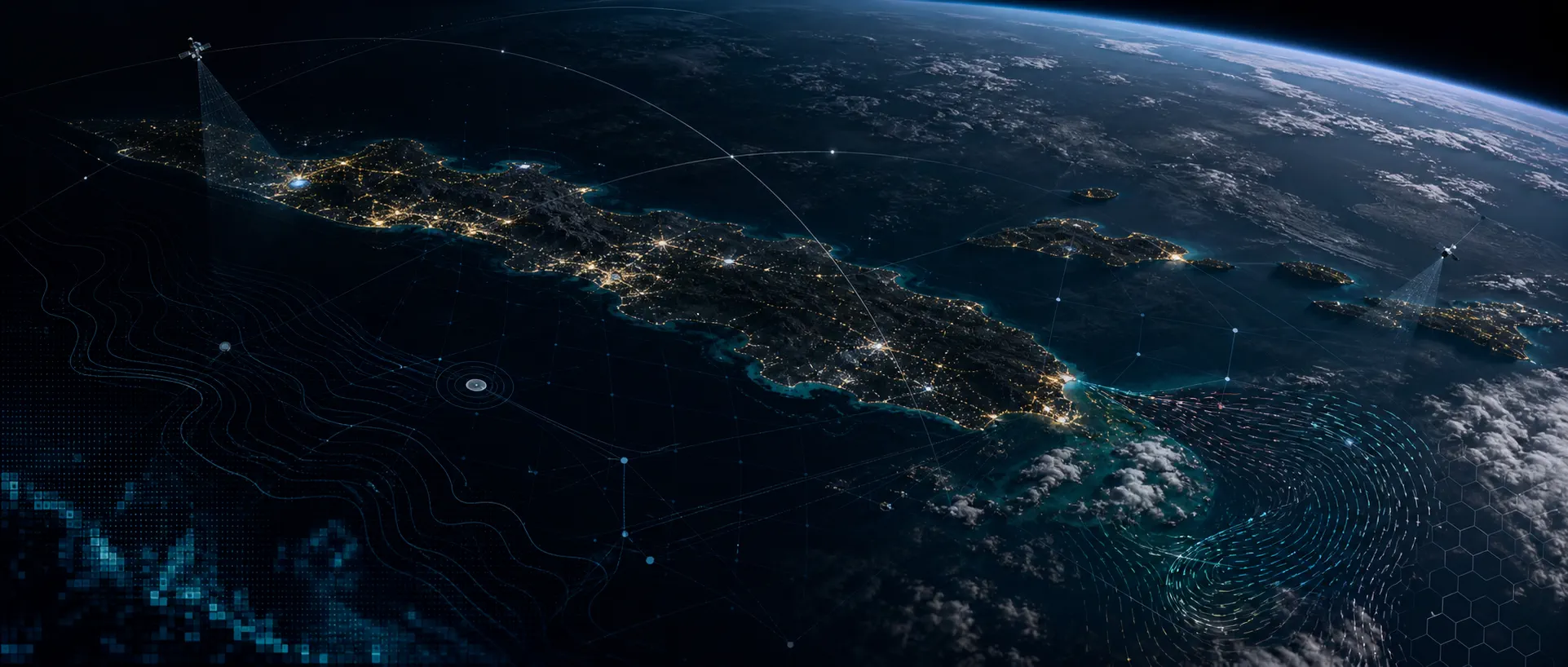 Earth observation and satellite data backdrop for Space Apps Surabaya challenge tracks